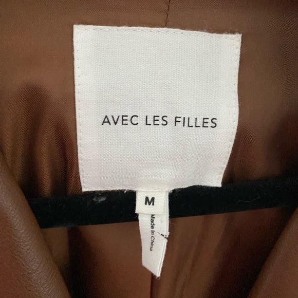 Urban Outfitters Brown Leather Jacket - Picture 3 of 6